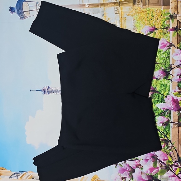 Theory Zippered Ankle‎ Black Alettah Pleated Crop Pants Size 2 - Picture 7 of 7